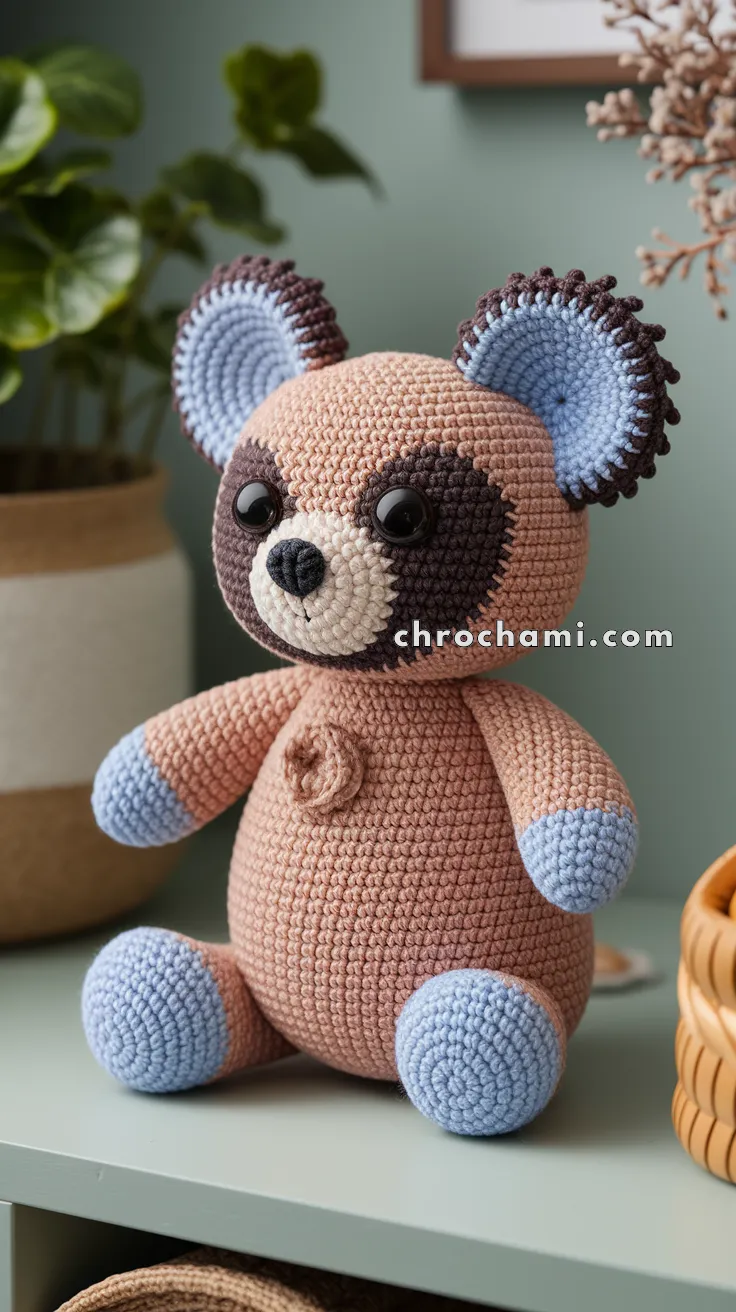 Amigurumi Tanuki – FREE Crochet Pattern