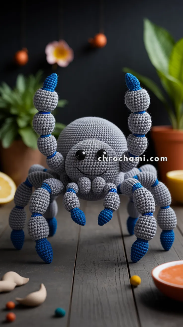 Amigurumi Tarantula – FREE Crochet Pattern