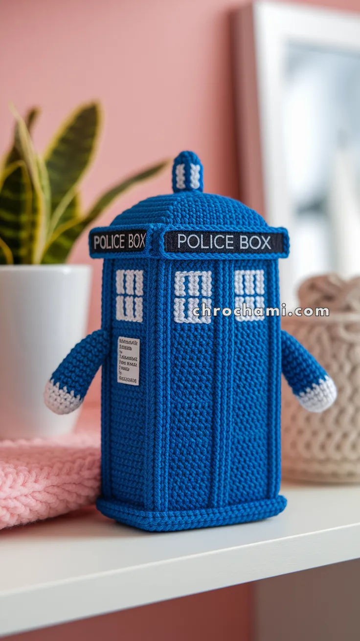Amigurumi Tardis Police Box – FREE Crochet Pattern