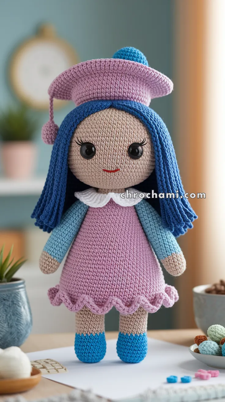 Amigurumi Teacher Doll – FREE Crochet Pattern