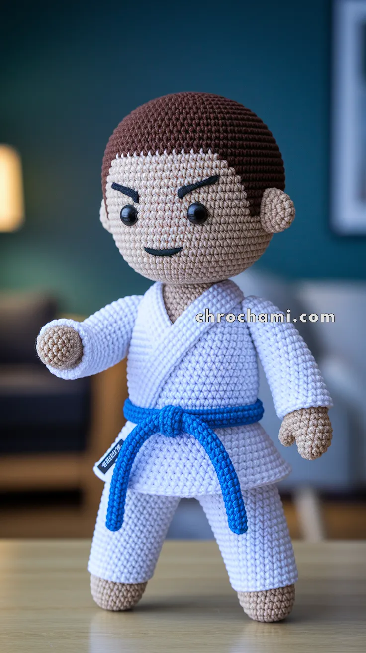 Amigurumi The Karate Kid – FREE Crochet Pattern