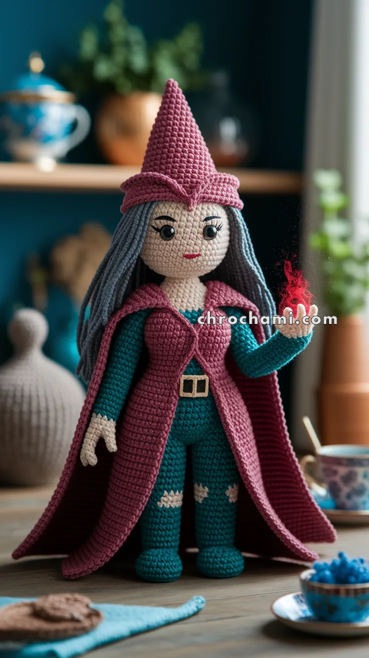 Amigurumi The Scarlet Witch – FREE Crochet Pattern