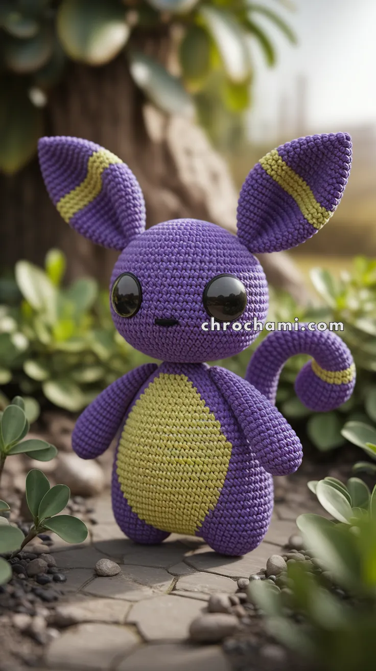 Amigurumi Umbreon – FREE Crochet Pattern