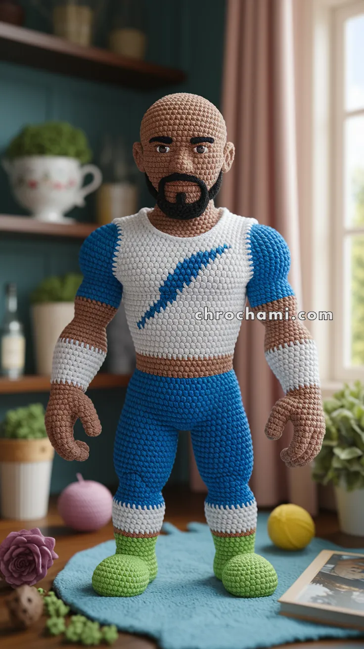 Amigurumi Usain Bolt – FREE Crochet Pattern