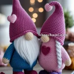 Amigurumi Valentine Gnome Couple – FREE Crochet Pattern