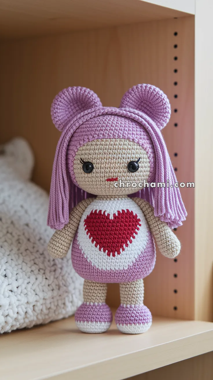 Amigurumi Valentine’s Heart – FREE Crochet Pattern
