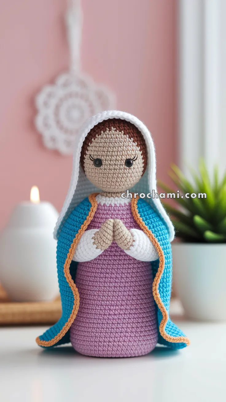 Amigurumi Virgin Mary – FREE Crochet Pattern
