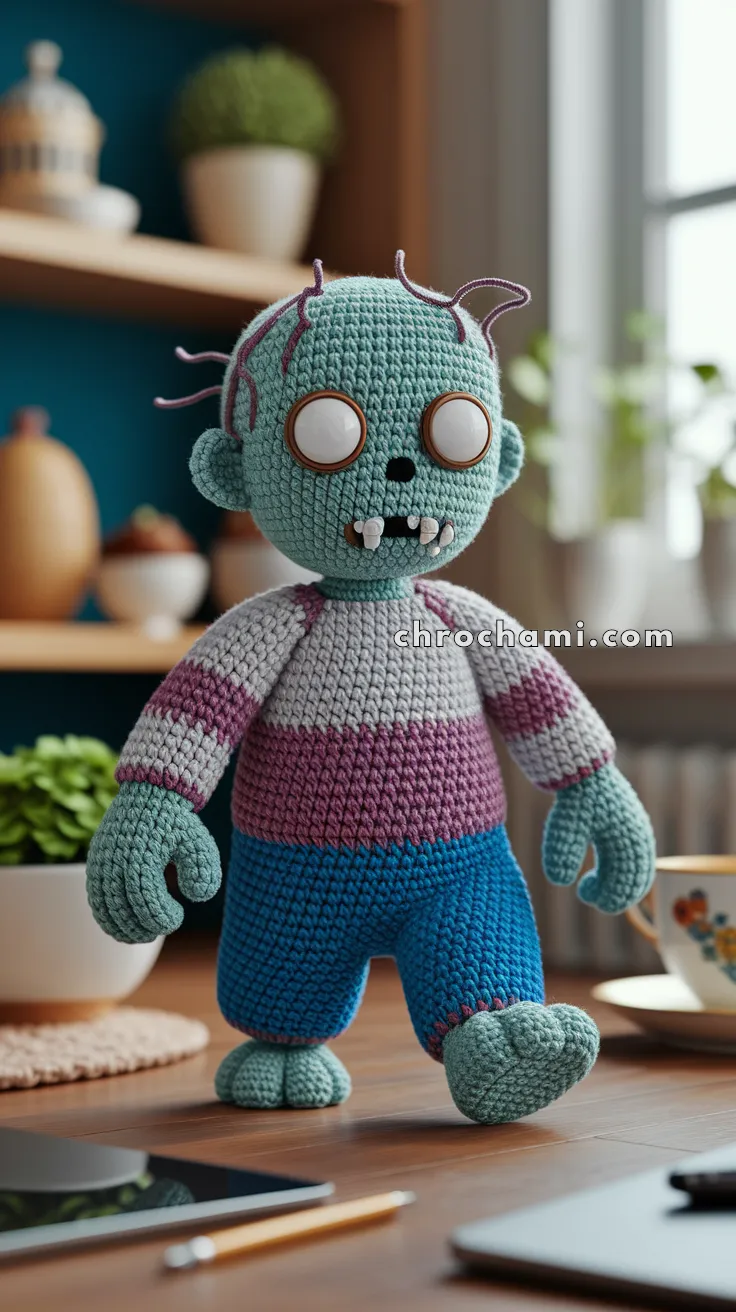 Amigurumi Walking Zombie – FREE Crochet Pattern