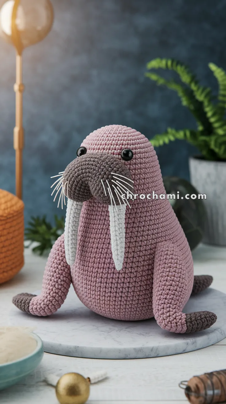 Amigurumi Walrus – FREE Crochet Pattern
