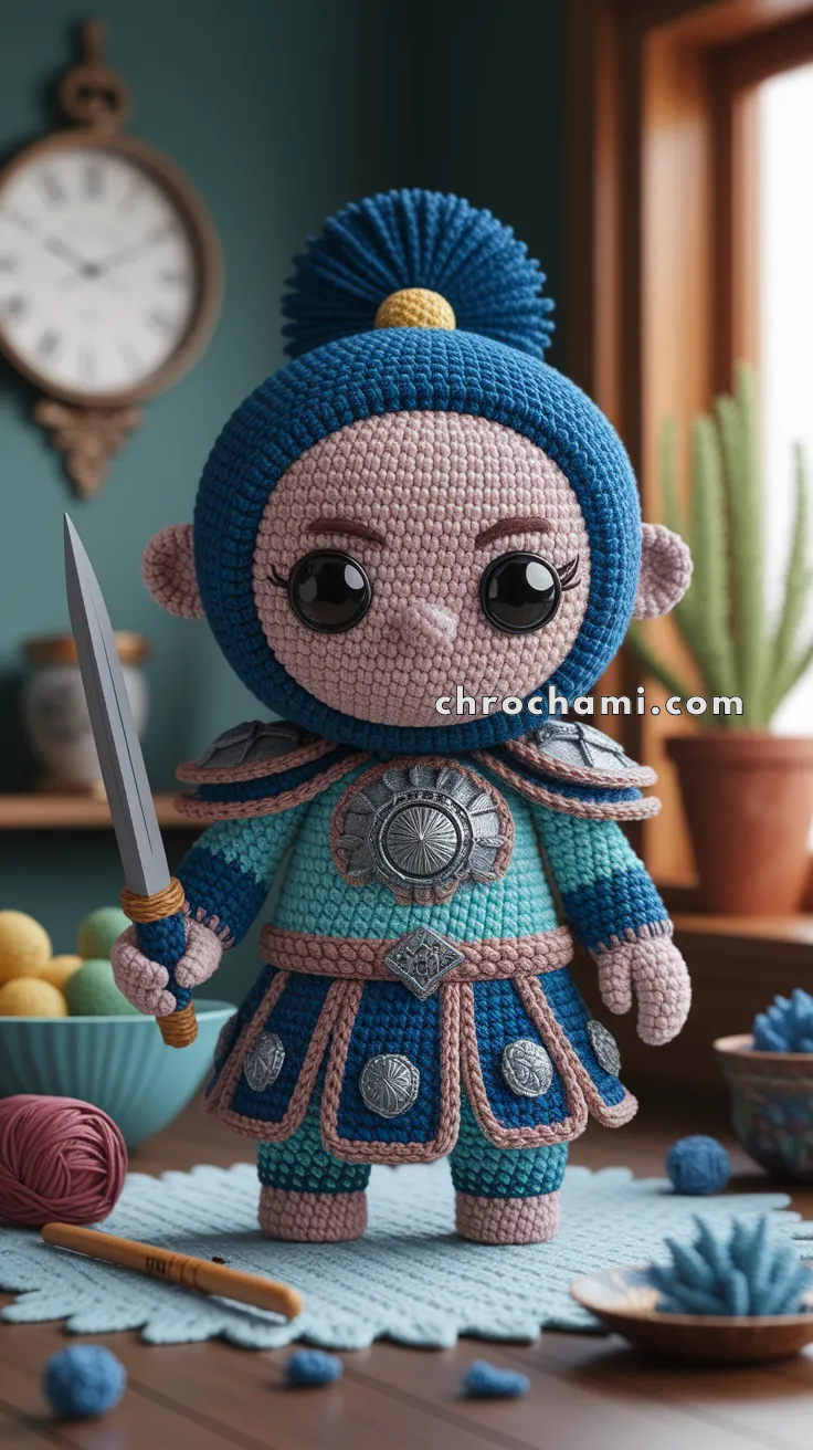 Amigurumi Warrior Doll – FREE Crochet Pattern