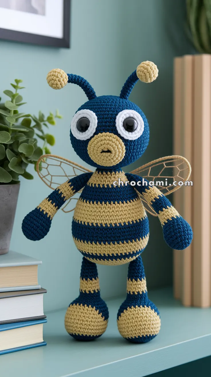 Amigurumi Wasp – FREE Crochet Pattern