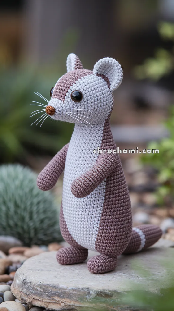 Amigurumi Weasel – FREE Crochet Pattern