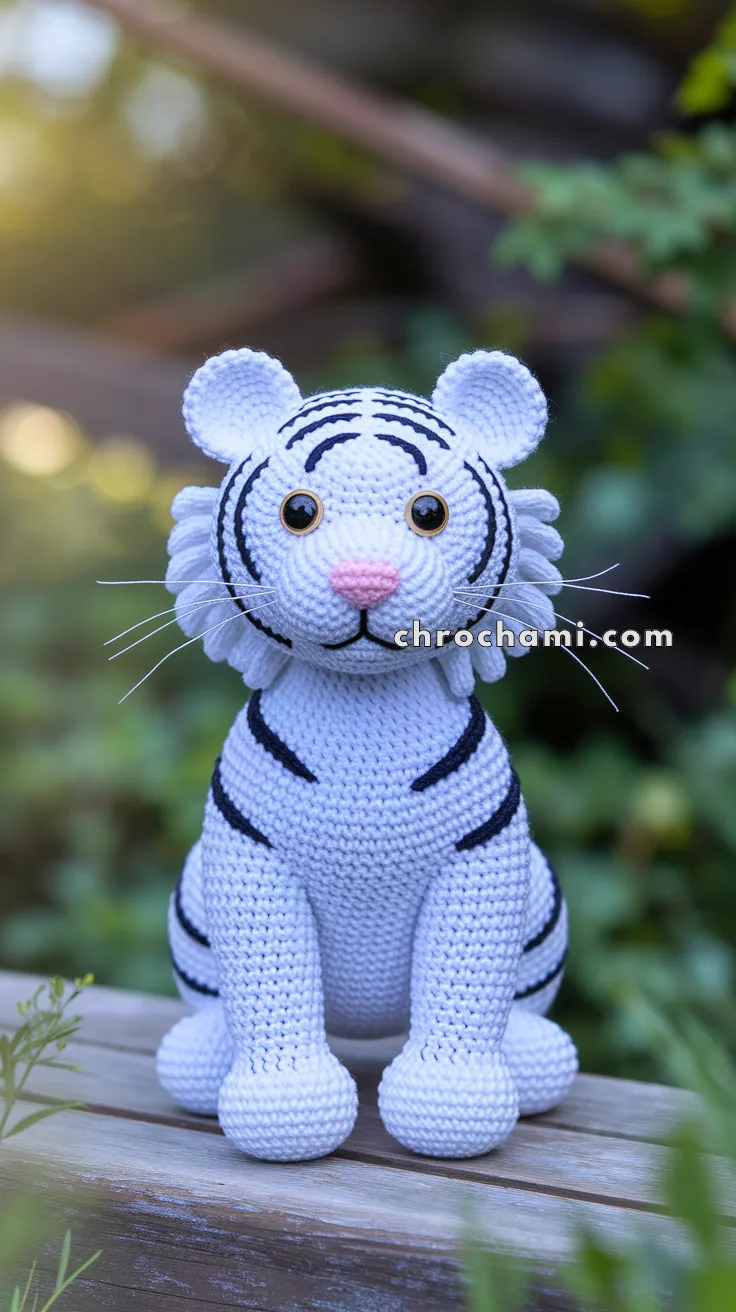 Amigurumi White Tiger – FREE Crochet Pattern