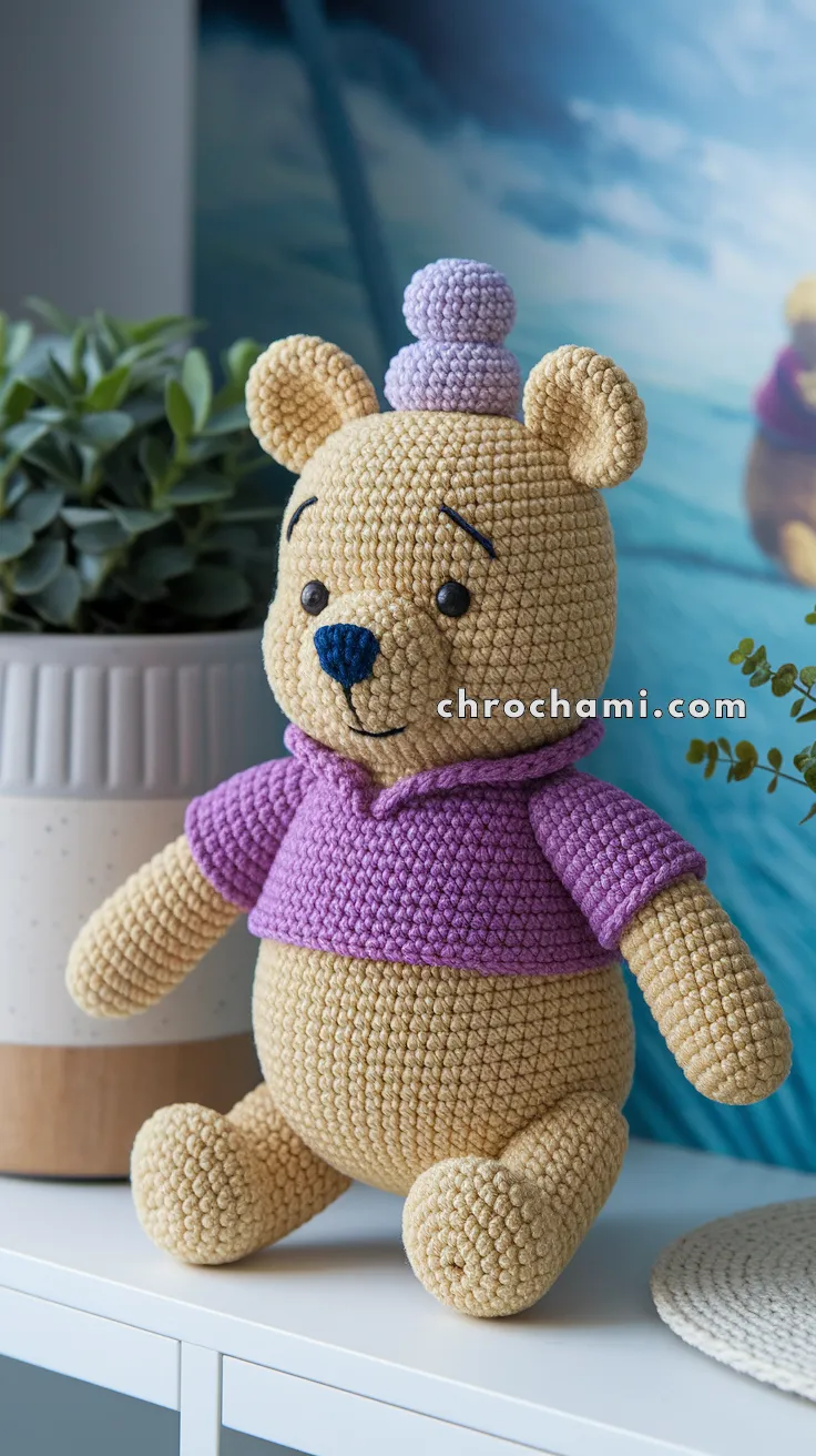 Amigurumi Winnie The Pooh – FREE Crochet Pattern
