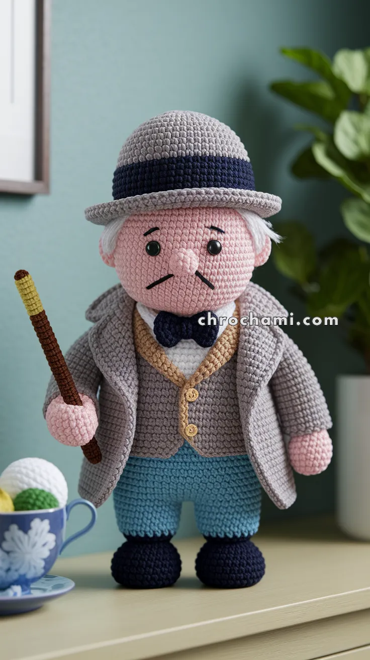 Amigurumi Winston Churchill – FREE Crochet Pattern