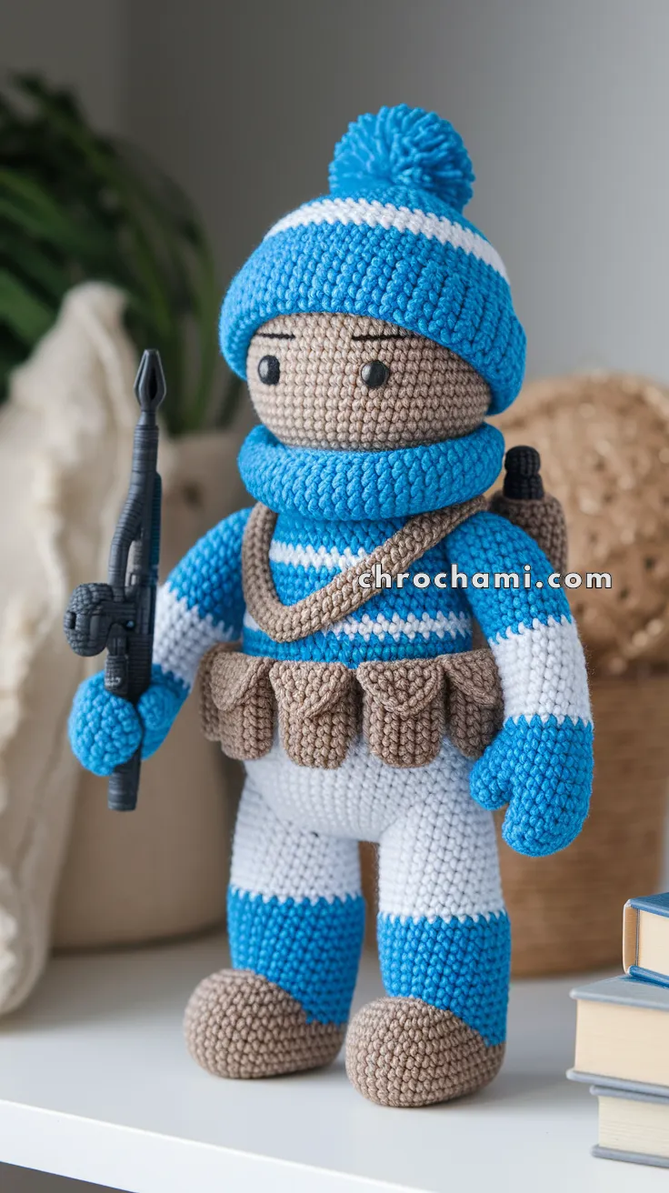 Amigurumi Winter Soldier – FREE Crochet Pattern