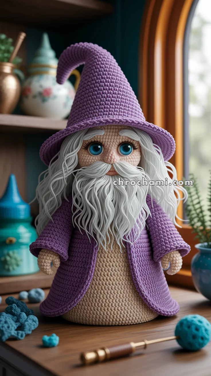 Amigurumi Wizard Doll – FREE Crochet Pattern