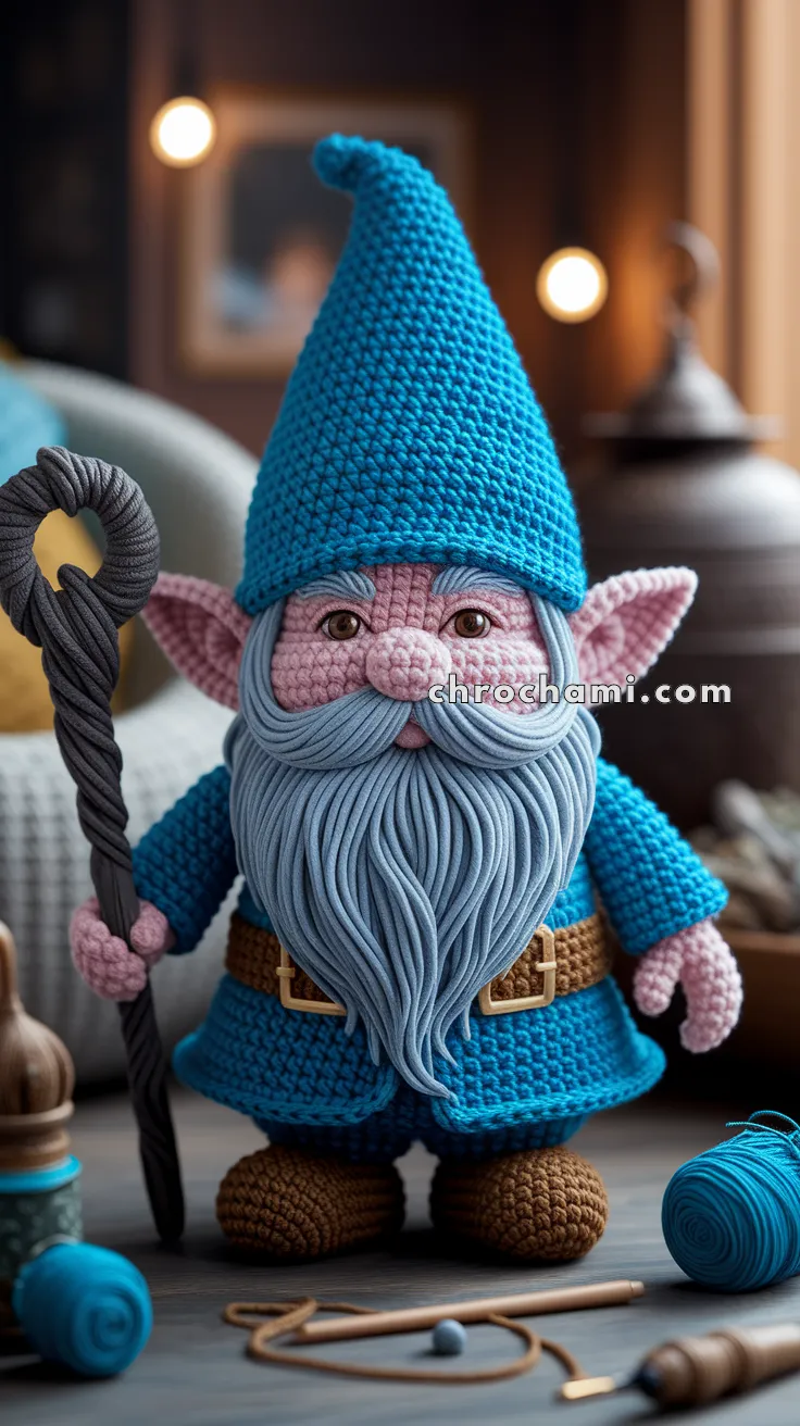 Amigurumi Wizard Gnome – FREE Crochet Pattern