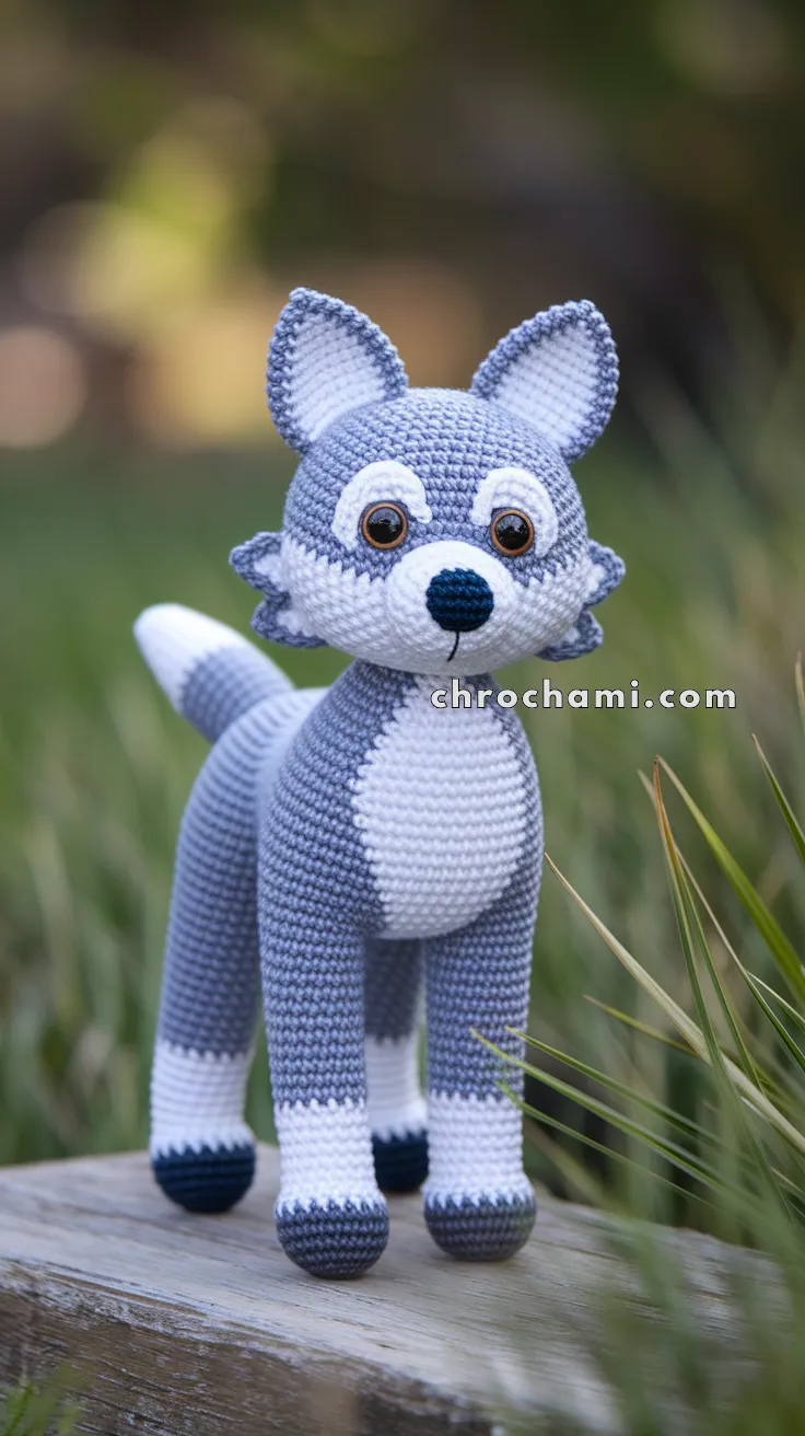 Amigurumi Wolf – FREE Crochet Pattern