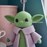 Amigurumi Yoda Keychain – FREE Crochet Pattern