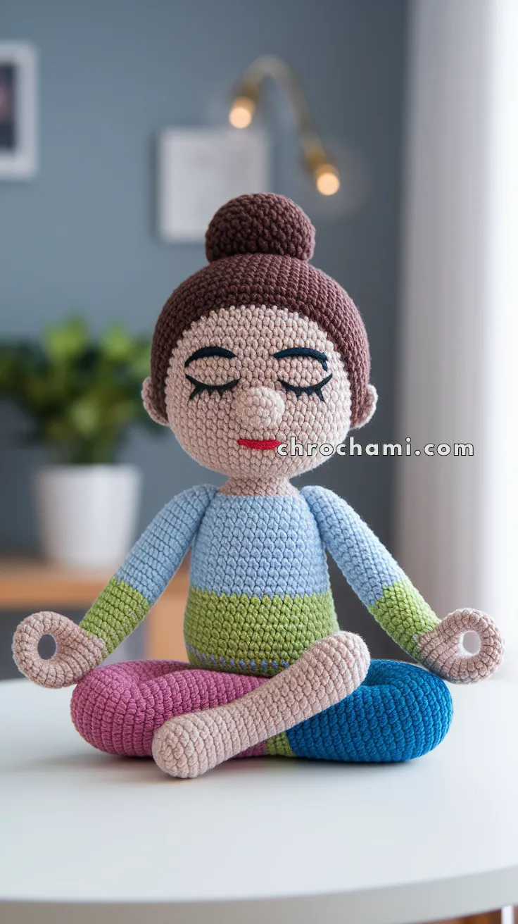 Amigurumi Yogi In Lotus Pose – FREE Crochet Pattern
