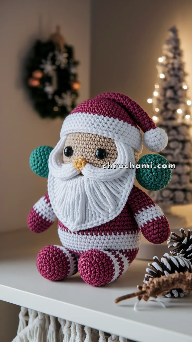 Amigurumi Yule Log Slice – FREE Crochet Pattern